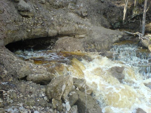 Река Мста 2008-04. Подземная река (фото 3)